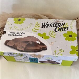 Western Chief Brown Sandals Comfortable Footwear